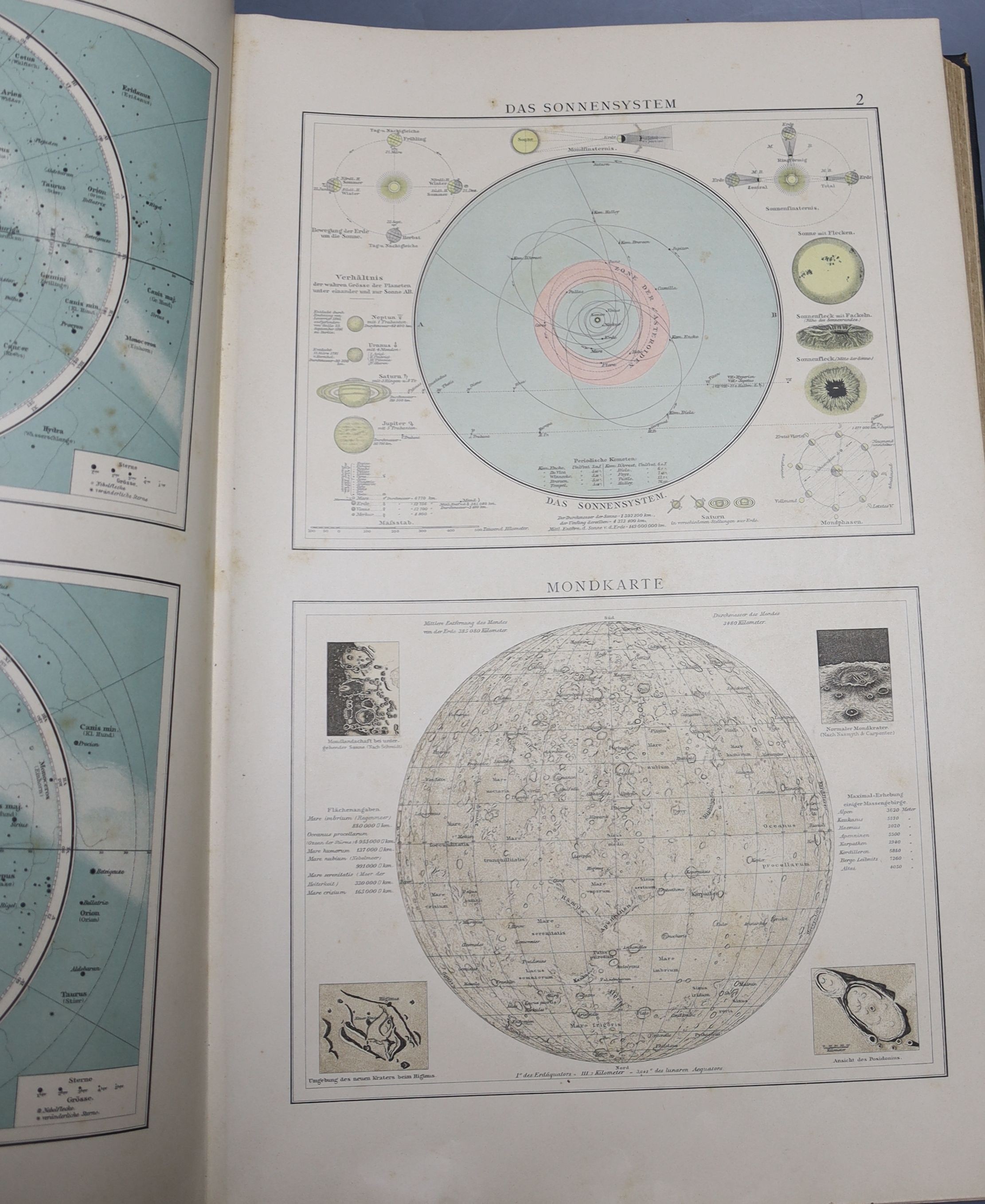 Andreas Handatlas, cloth and gilt